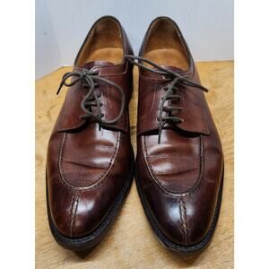 Loding Mens Brown Welted Split Toe Leather Oxford Dress Shoes UK 7.5 US 8